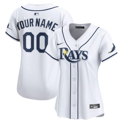 Tampa Bay Rays Women's Home Limited Custom Jersey - White | Nike