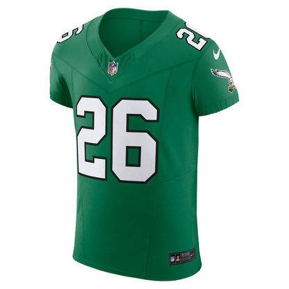 Saquon Barkley Philadelphia Eagles Alternate Vapor F.U.S.E. Elite Jersey - Kelly Green | Nike discount