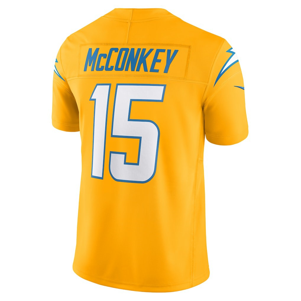 Ladd McConkey Los Angeles Chargers Alternate Charger Power Vapor F.U.S.E. Limited Jersey - Gold | Nike online