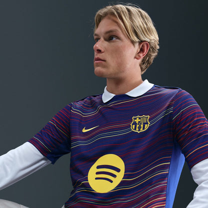 Barcelona Home 2025/26 Academy Pro Pre-Match Top - Navy | Nike online