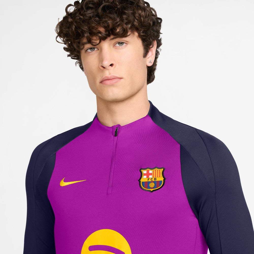 Barcelona 2025/26 Strike Drill Quarter-Zip Long Sleeve Dri-FIT Top - Purple | Nike on sale