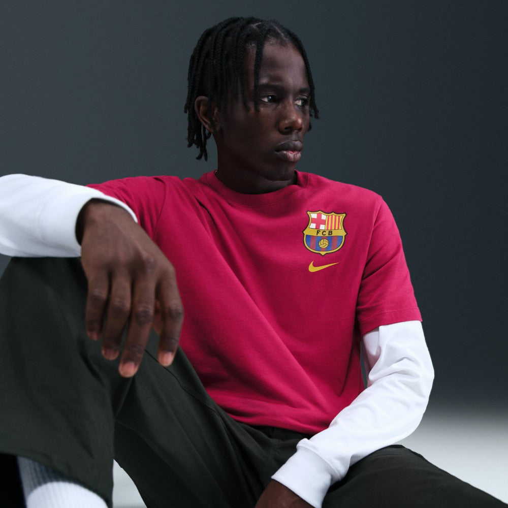 Barcelona Crest T-Shirt - Red | Nike on sale