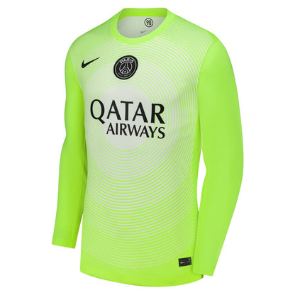 Paris Saint-Germain 2025/26 Third Goalkeeper Replica Long Sleeve Jersey - Neon Green | Nike for sale