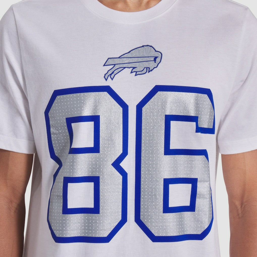 Dalton Kincaid Buffalo Bills 2025 Rivalries Collection Player Name & Number T-Shirt - White | Nike for sale