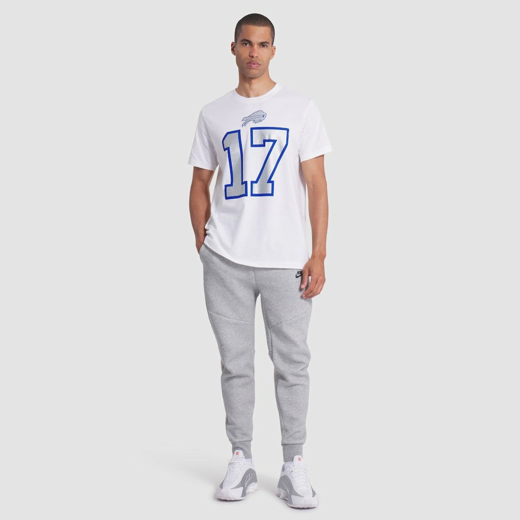 Josh Allen Buffalo Bills 2025 Rivalries Collection Player Name & Number T-Shirt - White | Nike on sale