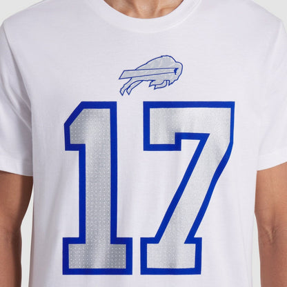 Josh Allen Buffalo Bills 2025 Rivalries Collection Player Name & Number T-Shirt - White | Nike on sale