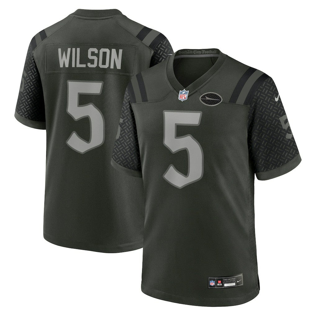 Garrett Wilson New York Jets 2025 Rivalries Collection Game Jersey - Gotham Green | Nike sale