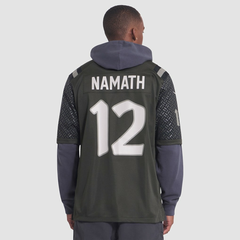 Joe Namath New York Jets 2025 Rivalries Collection Retired Player Game Jersey - Gotham Green | Nike discount