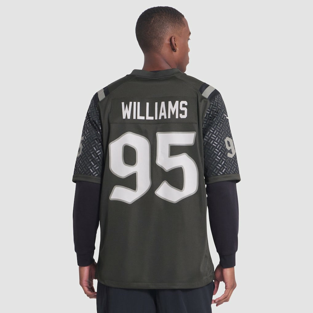 Quinnen Williams New York Jets 2025 Rivalries Collection Game Jersey - Gotham Green | Nike cheap