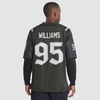 Quinnen Williams New York Jets 2025 Rivalries Collection Game Jersey - Gotham Green | Nike cheap