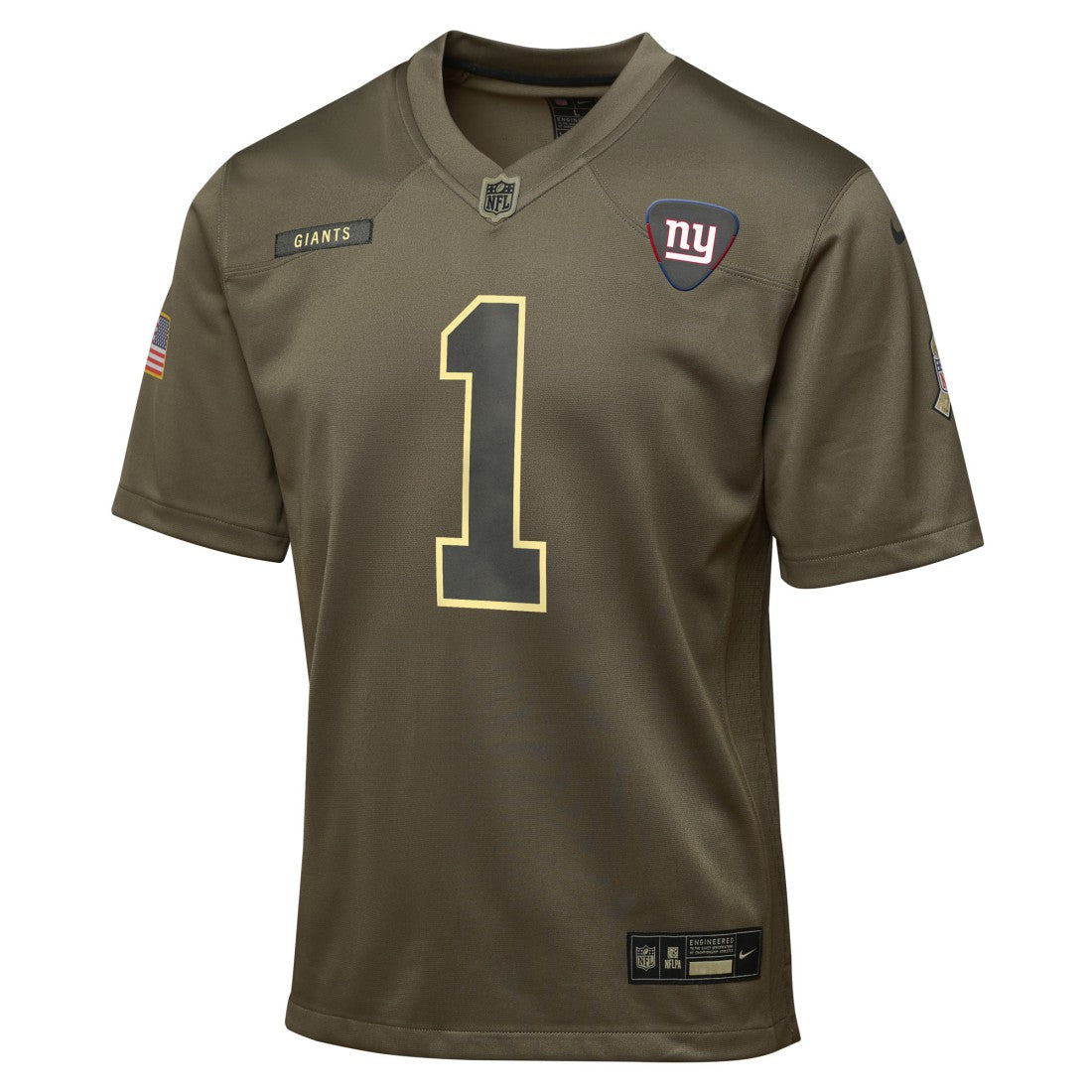 Malik Nabers New York Giants Youth 2025 Salute to Service Game Jersey - Olive | Nike on sale