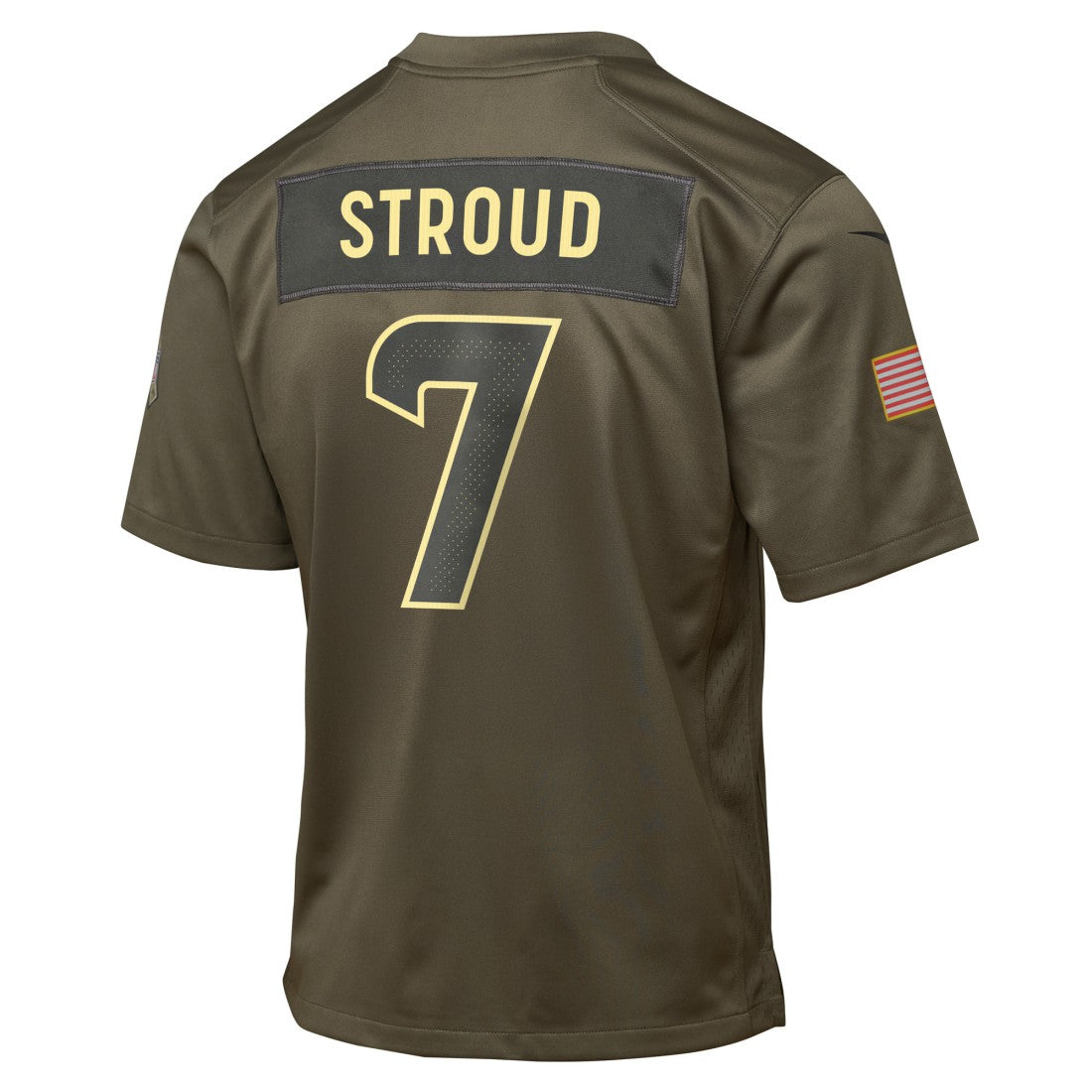 C.J. Stroud Houston Texans Youth 2025 Salute to Service Game Jersey - Olive | Nike discount