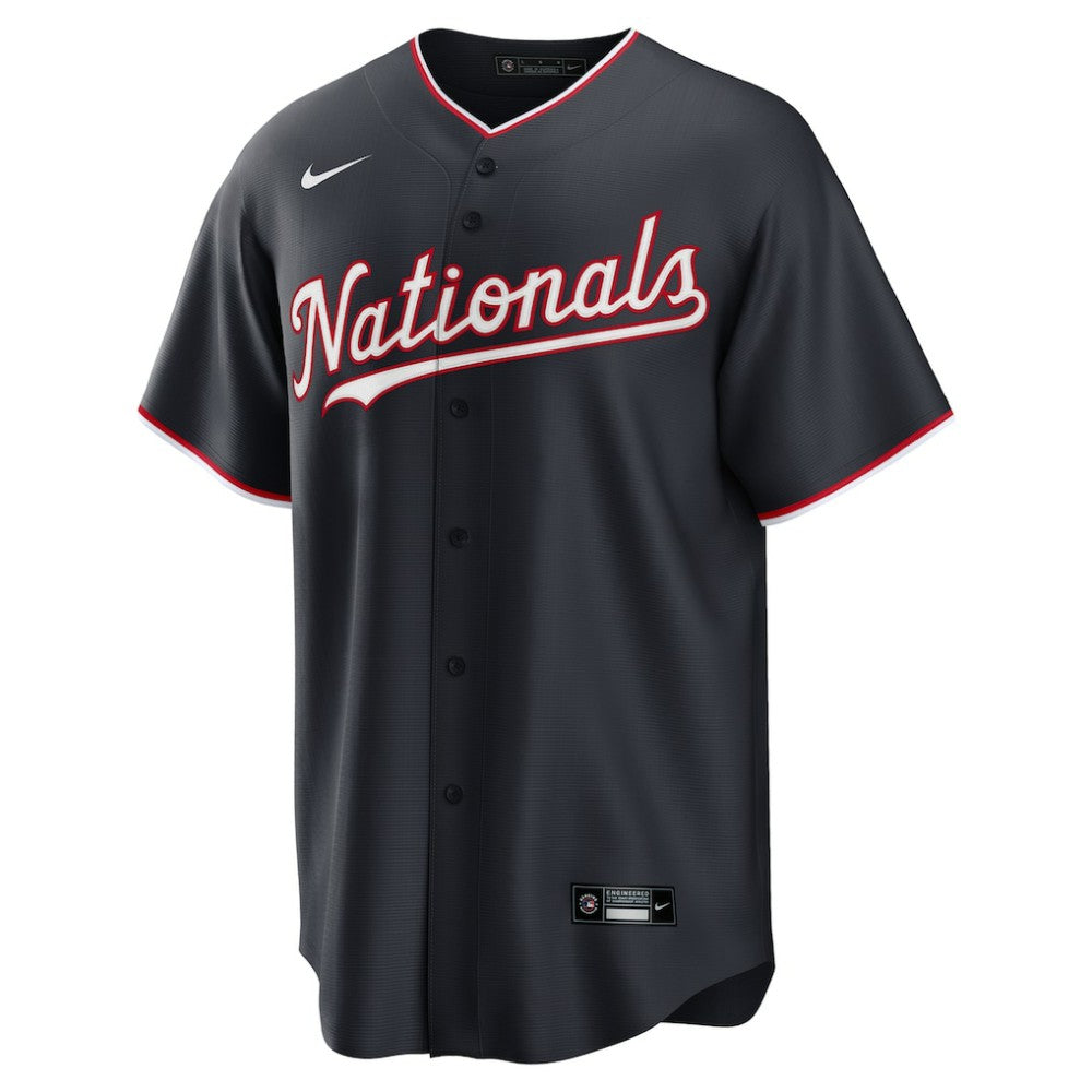 Washington Nationals Alternate Custom Replica Jersey - Navy | Nike