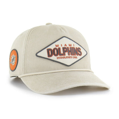 Miami Dolphins '47 Cairn Hitch Adjustable Hat - Khaki discount