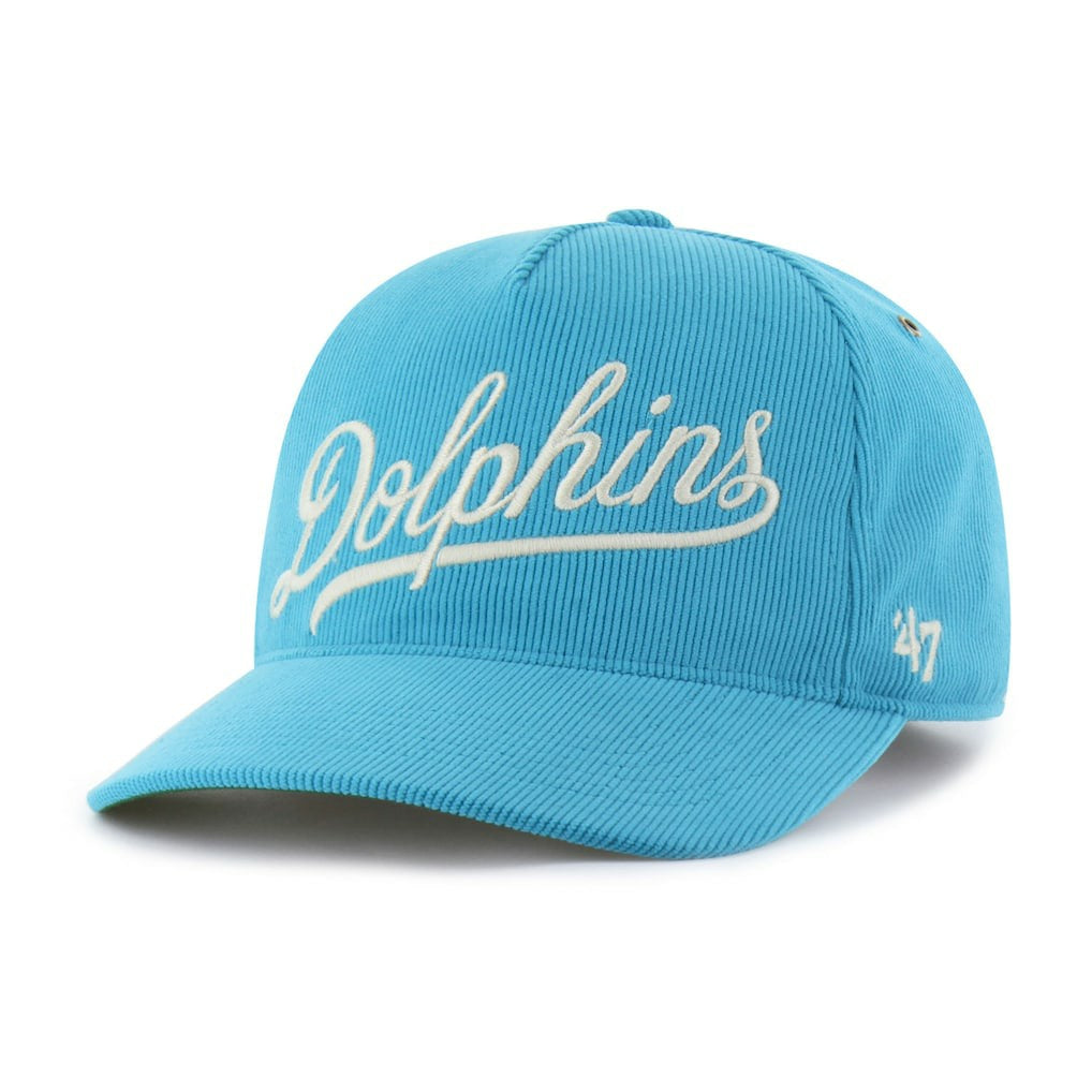 Miami Dolphins '47 Golden Age Corduroy Hitch Adjustable Hat - Aqua discount