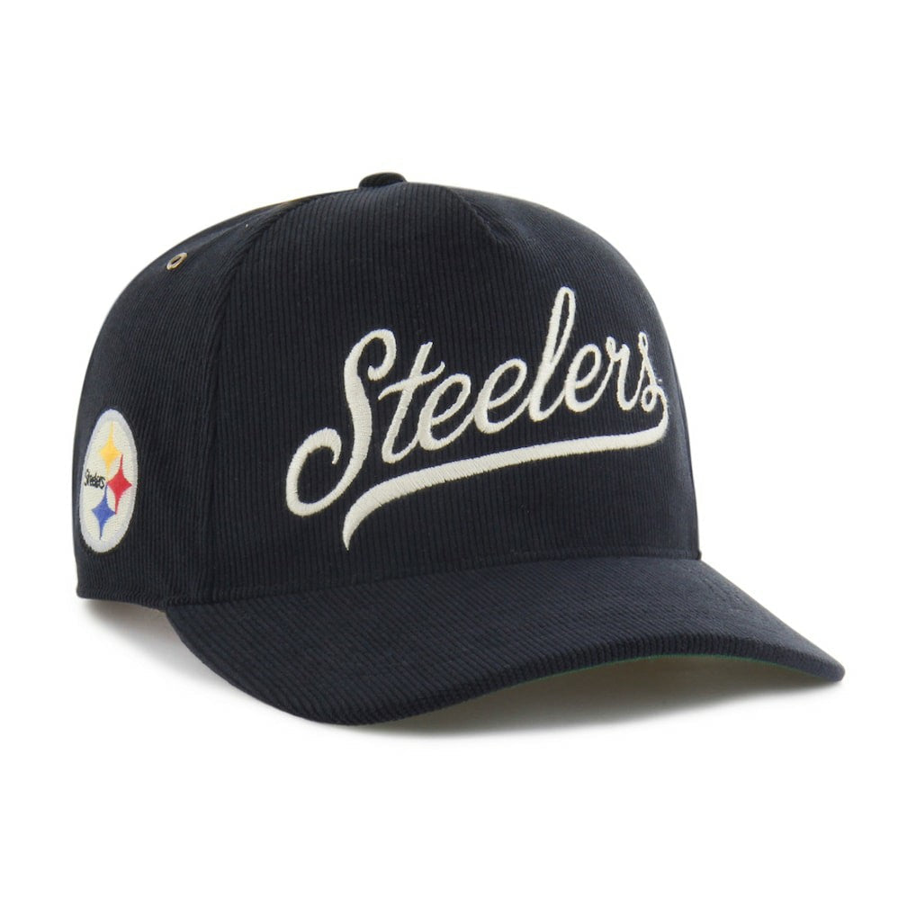 Pittsburgh Steelers '47 Golden Age Corduroy Hitch Adjustable Hat - Black outlet