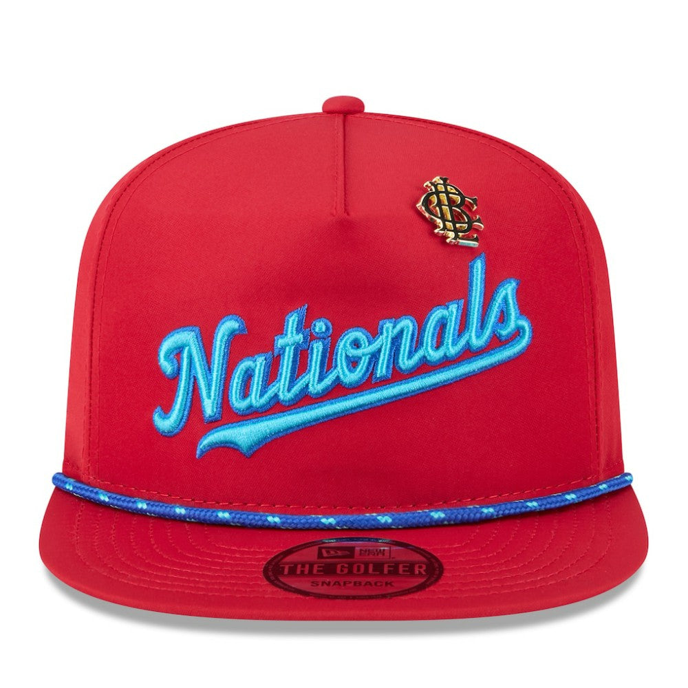 Washington Nationals 2025 Big League Chew Golfer Snapback Hat - Red | New Era