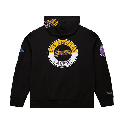 Los Angeles Lakers Hardwood Classics Blackout Collection Pullover Hoodie - Black | Mitchell & Ness shop