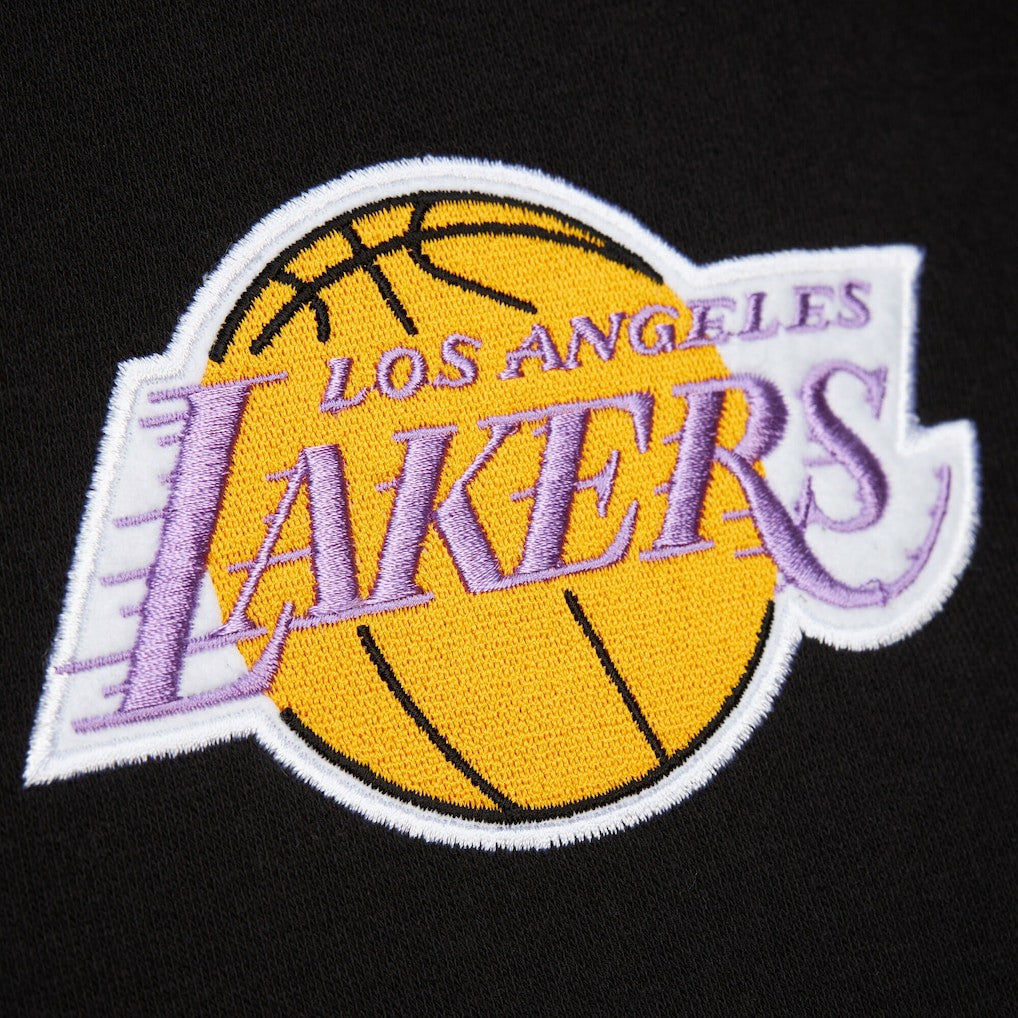 Los Angeles Lakers Hardwood Classics Blackout Collection Pullover Hoodie - Black | Mitchell & Ness shop