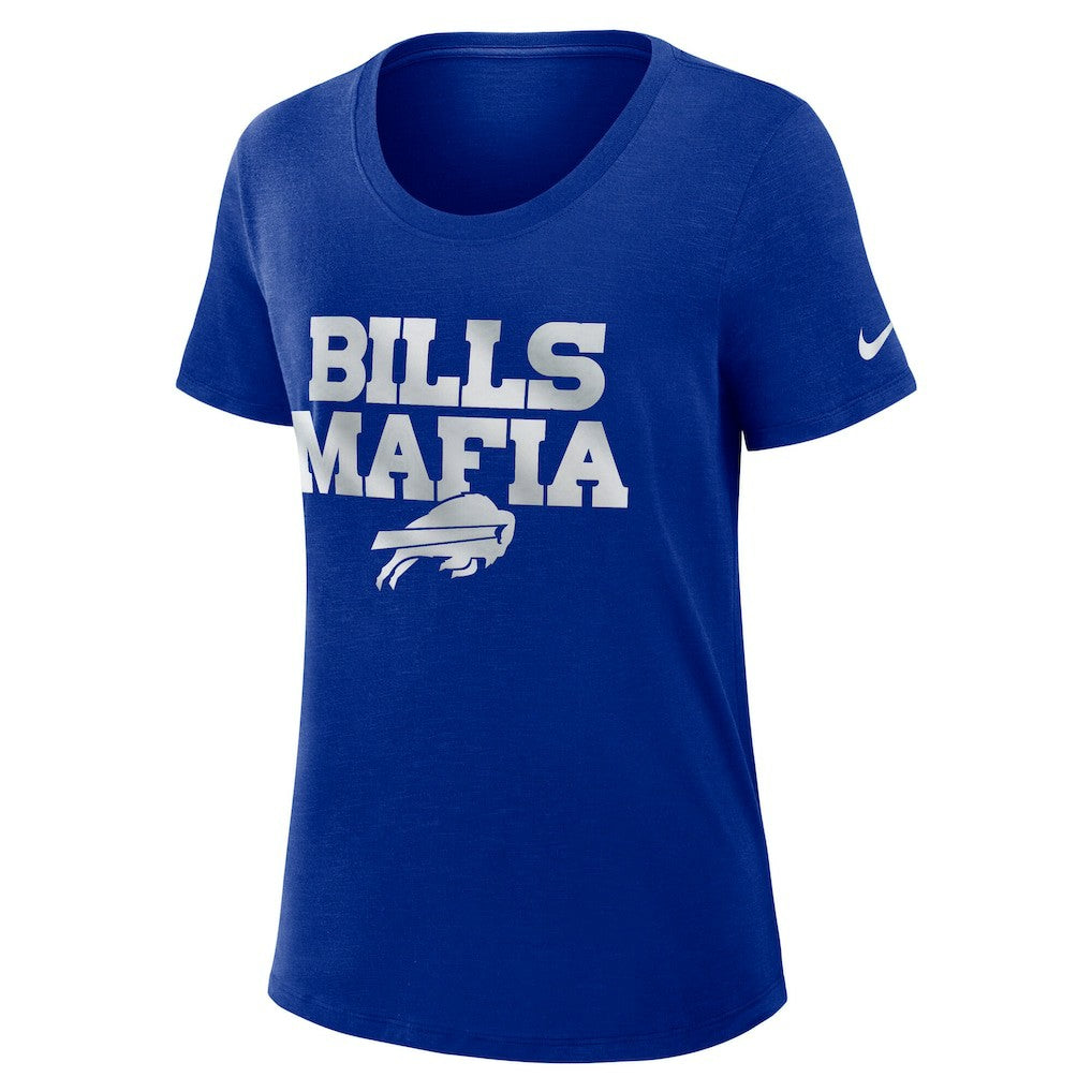 Buffalo Bills Women's 2025 Rivalries Collection Slub Dri-FIT T-Shirt - Royal | Nike on sale
