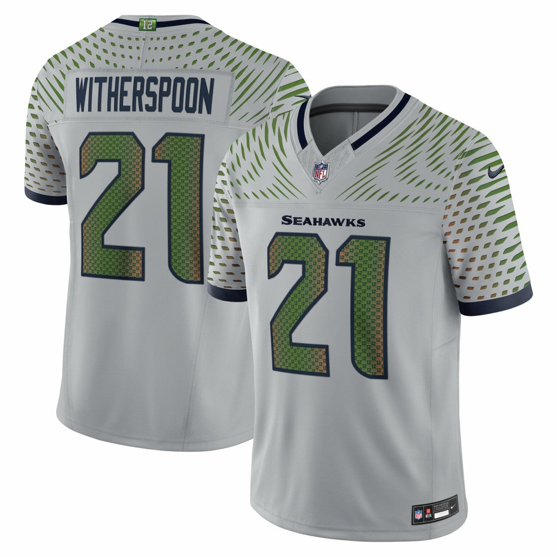 Devon Witherspoon Seattle Seahawks 2025 Rivalries Collection Limited Jersey - Wolf Gray | Nike on sale