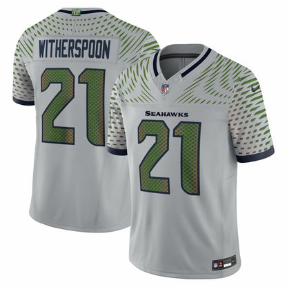 Devon Witherspoon Seattle Seahawks 2025 Rivalries Collection Limited Jersey - Wolf Gray | Nike on sale