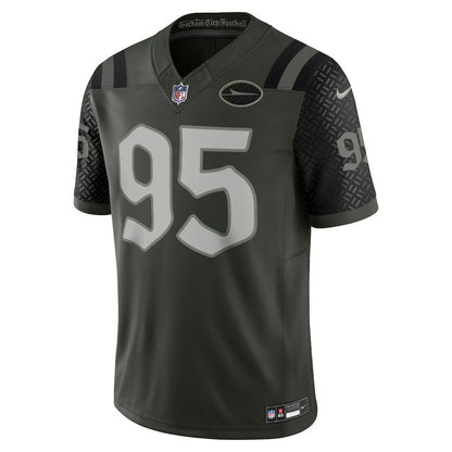 Quinnen Williams New York Jets 2025 Rivalries Collection Limited Jersey - Gotham Green | Nike discount
