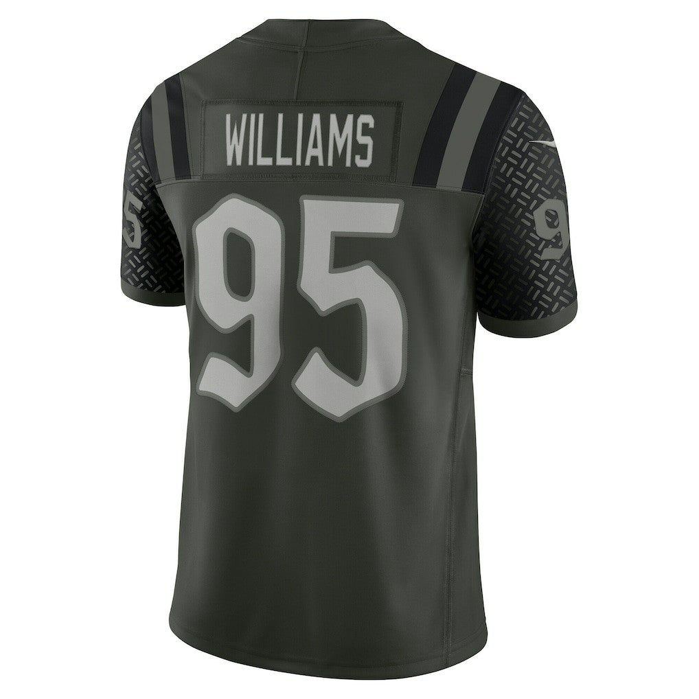 Quinnen Williams New York Jets 2025 Rivalries Collection Limited Jersey - Gotham Green | Nike discount