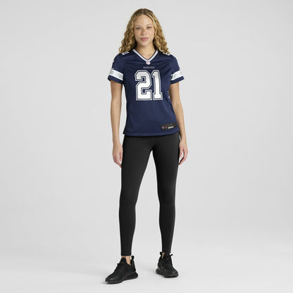 Deion Sanders Dallas Cowboys Women's Team Retired Player Game Jersey - Navy | Nike for sale
