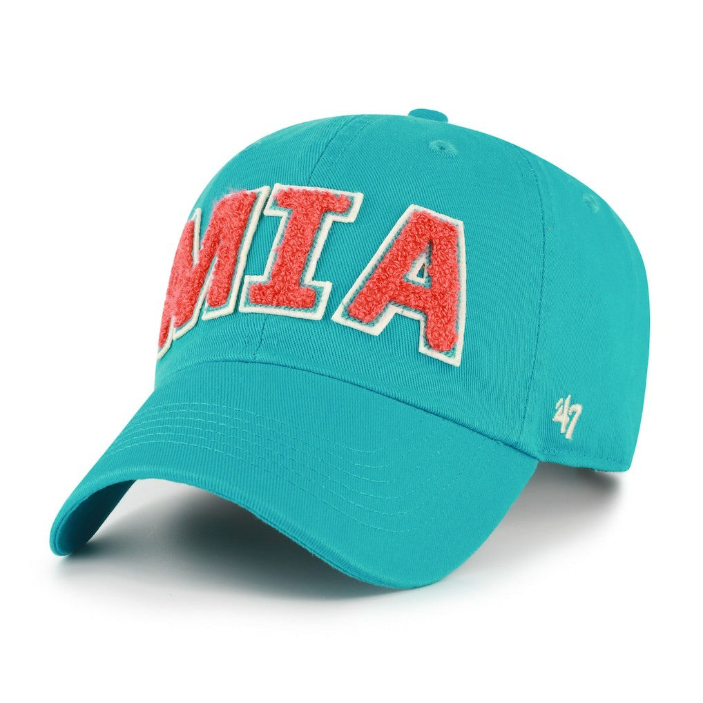 Miami Dolphins '47 Women's Zoey Clean Up Adjustable Hat - Aqua on sale