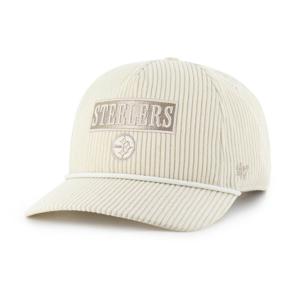 Pittsburgh Steelers '47 Women's Mellow Corduroy Hitch Adjustable Hat - Natural online