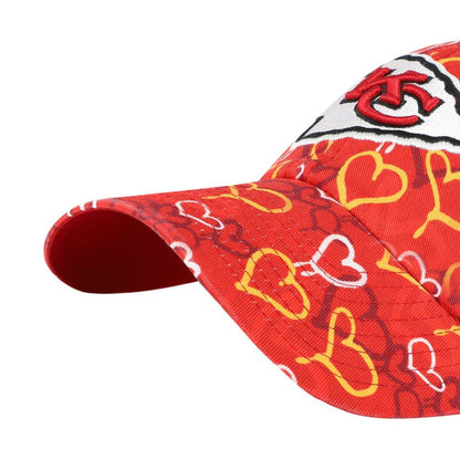 Kansas City Chiefs '47 Girls Youth Mural Clean Up Adjustable Hat - Red outlet