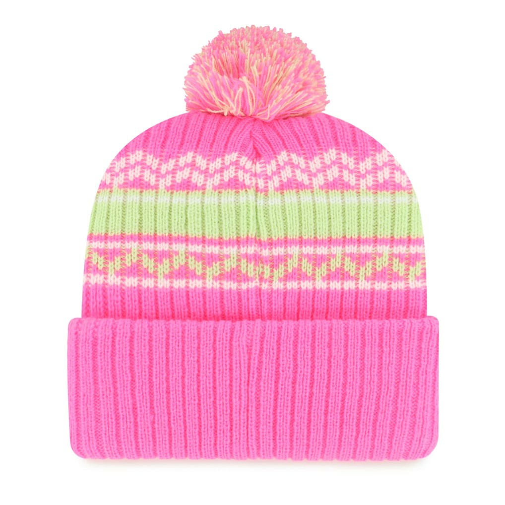 Cincinnati Bengals '47 Girls Youth Polar Vortex Cuffed Knit Hat with Pom - Pink cheap
