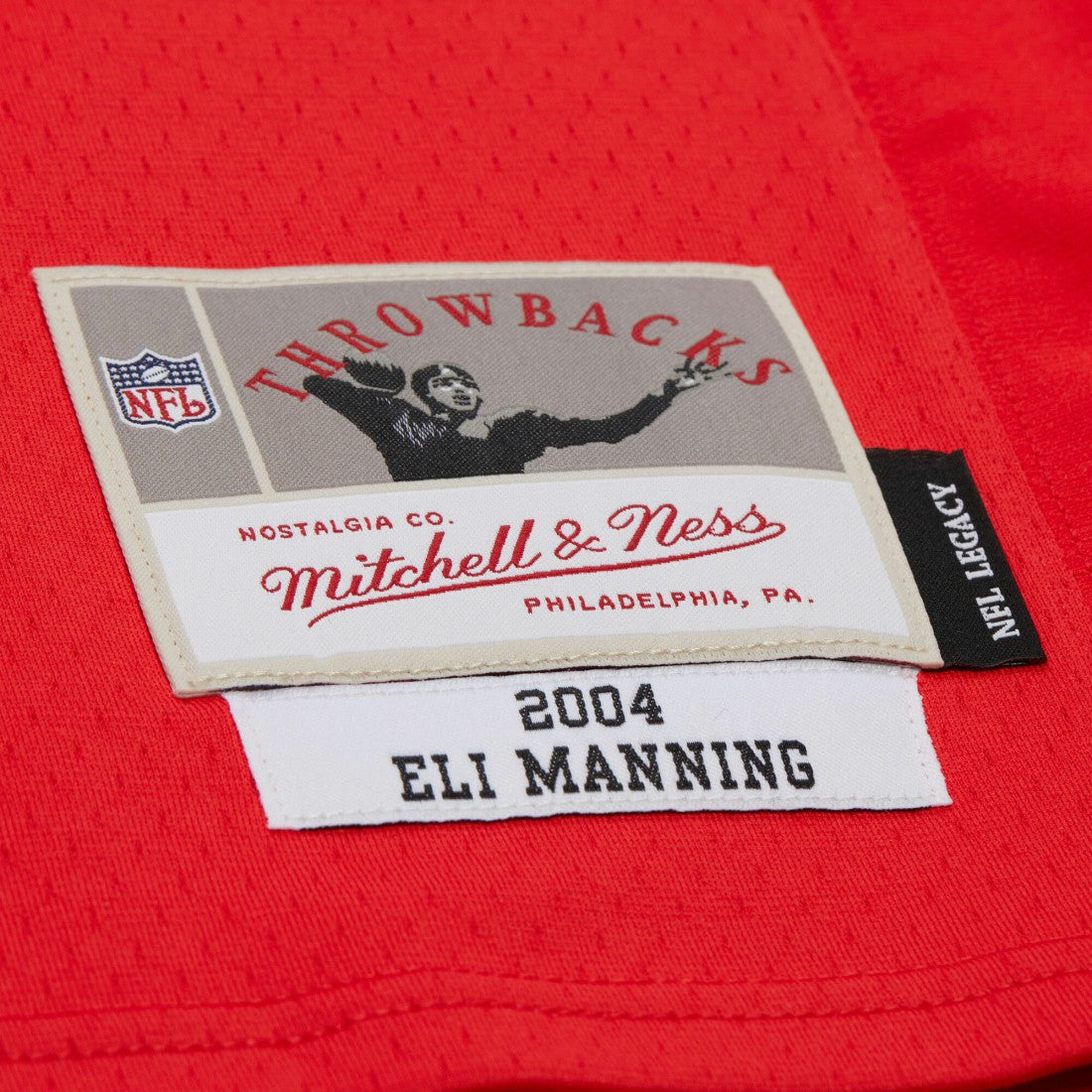 Eli Manning New York Giants 2004 Team Legacy Retired Player Big & Tall Jersey - Red discount