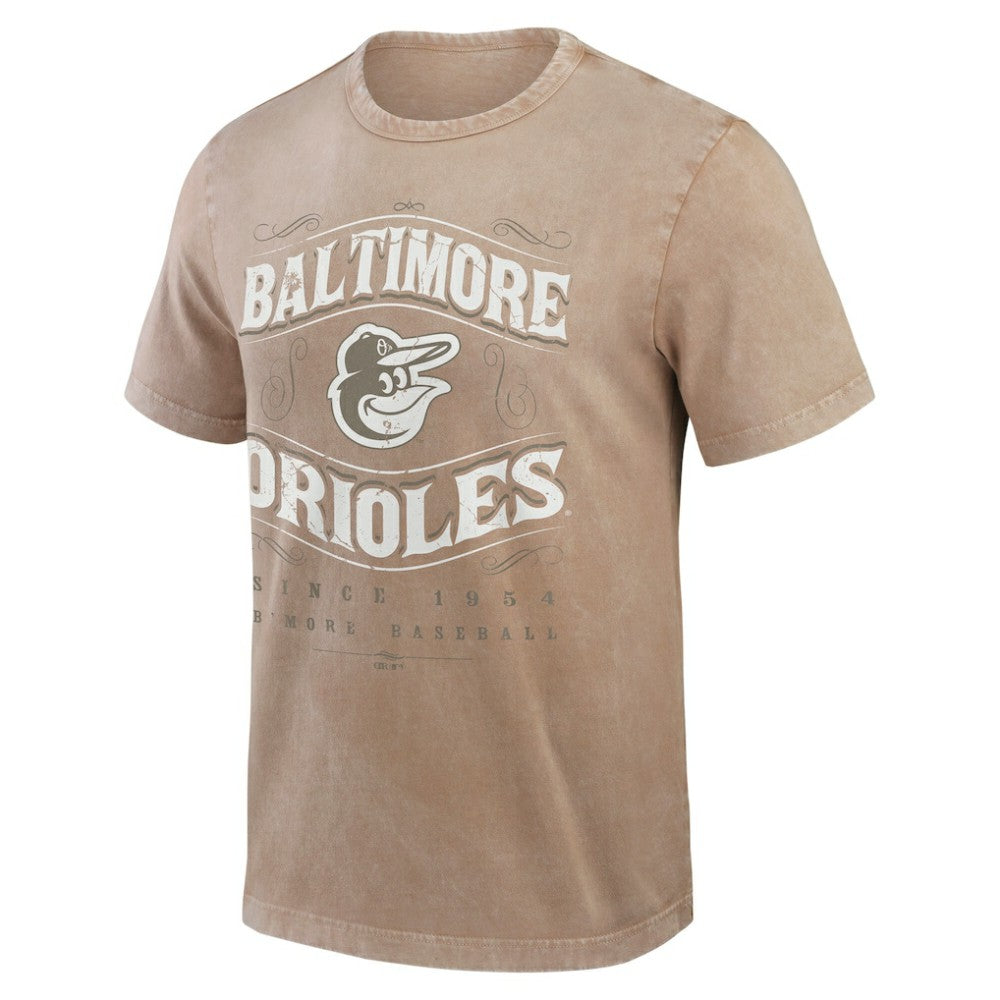 Baltimore Orioles Darius Rucker Collection Sun Faded T-Shirt - Tan