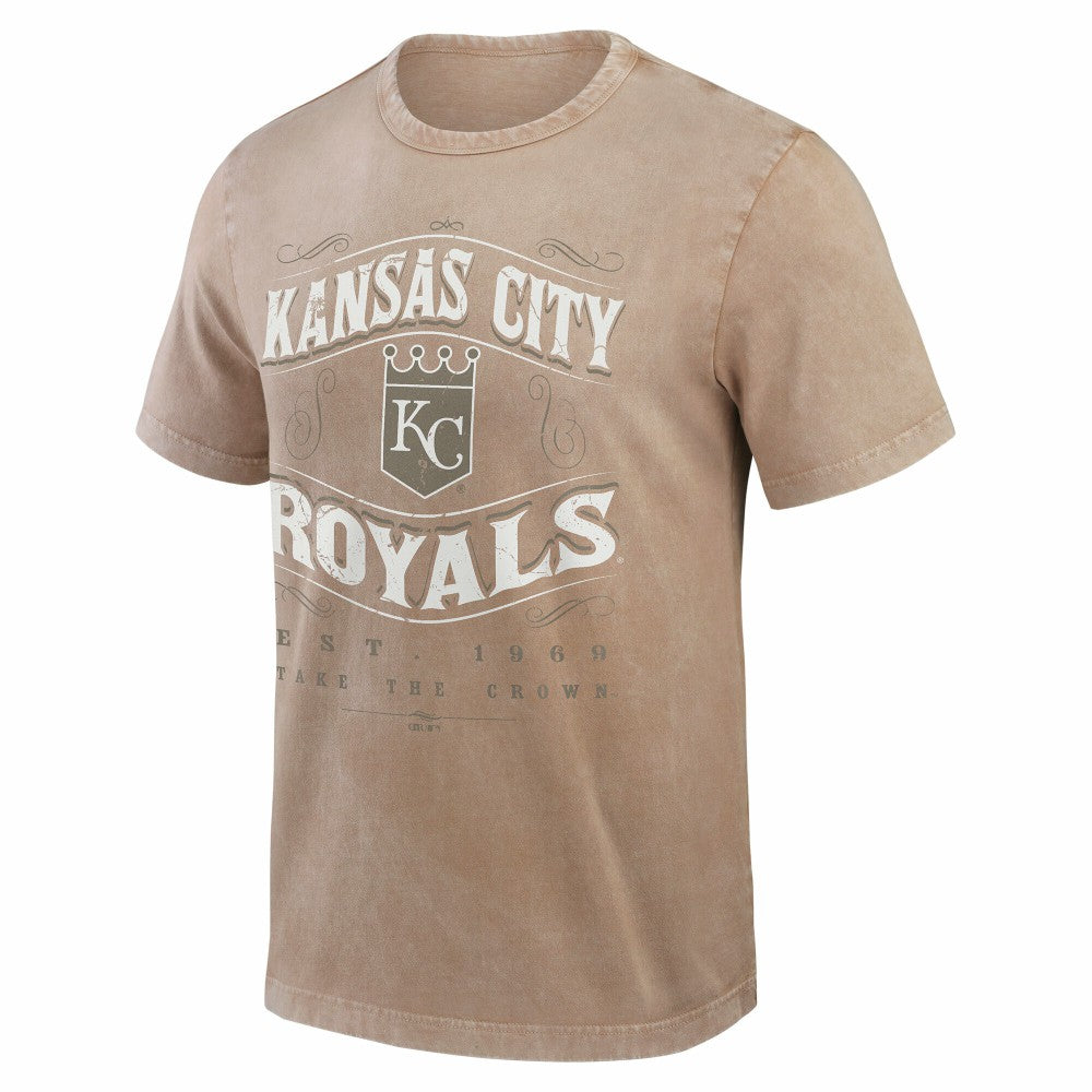 Kansas City Royals Darius Rucker Collection Sun Faded T-Shirt - Tan