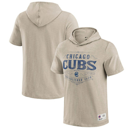 Chicago Cubs Darius Rucker Collection Hooded T-Shirt - Tan