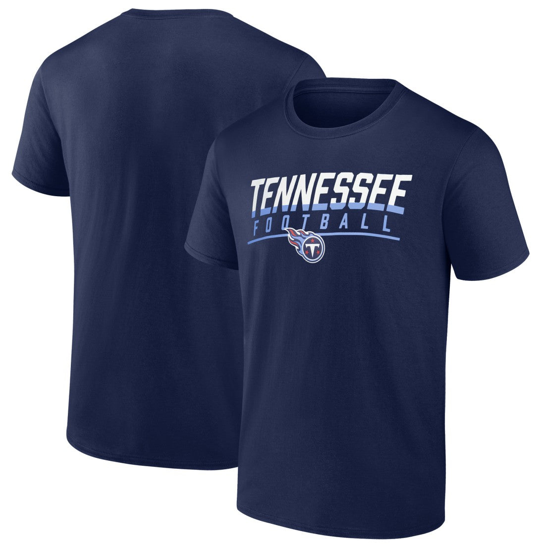 Tennessee Titans Blocked T-Shirt - Navy sale