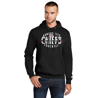 Kansas City Chiefs Starter Football Pullover Hoodie - Black online
