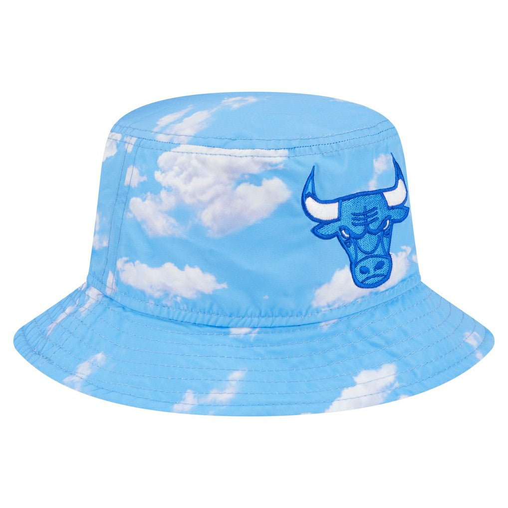 Chicago Bulls Summer Sun and Storm Reversible Bucket Hat - Black/Light Blue | New Era sale