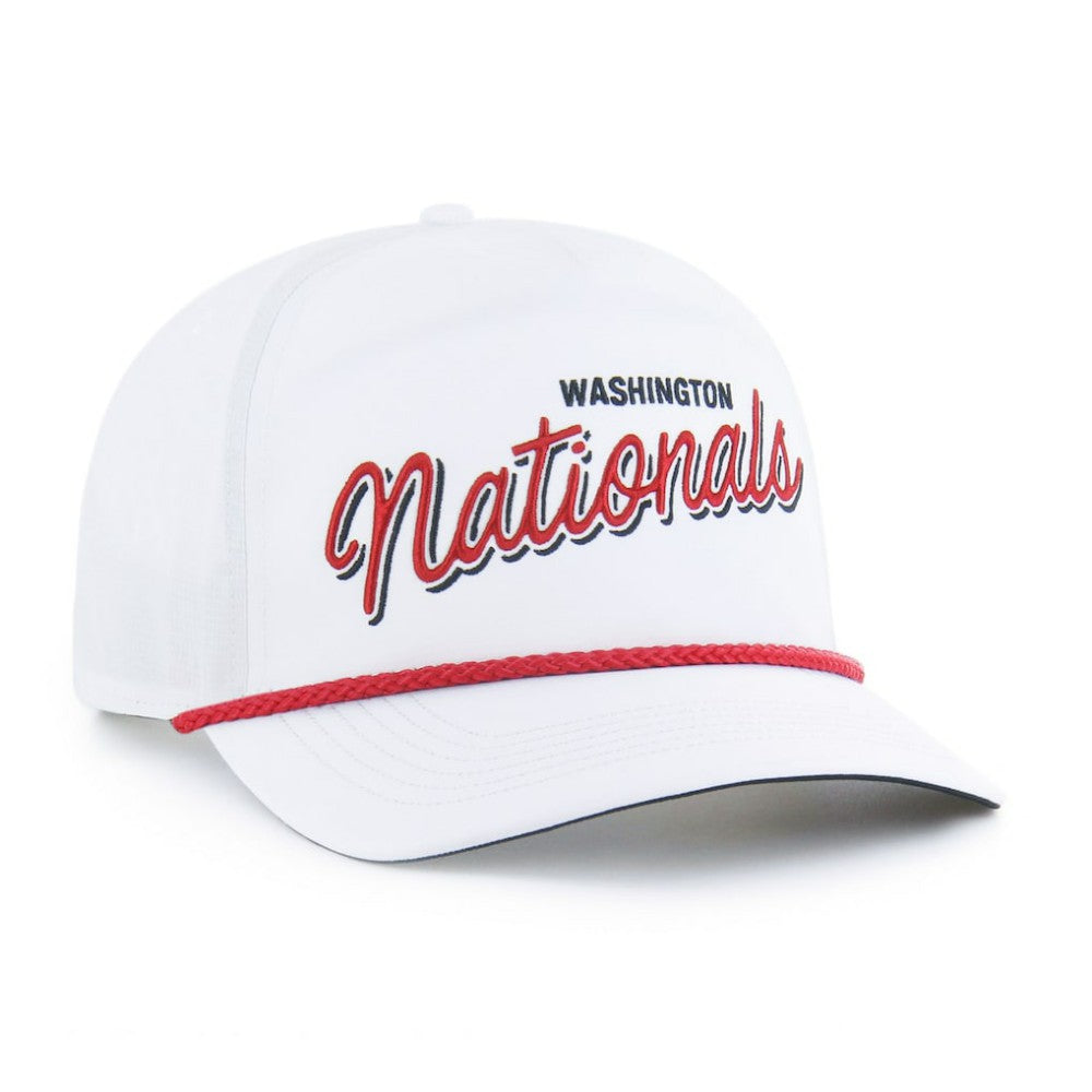 Washington Nationals Brrr Fairway Hitch Adjustable Hat - White | 47 brand