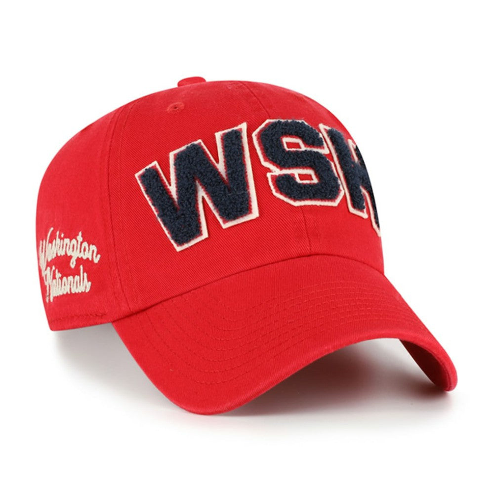 Washington Nationals Women's Zoey Clean Up Adjustable Hat - Red | 47 brand