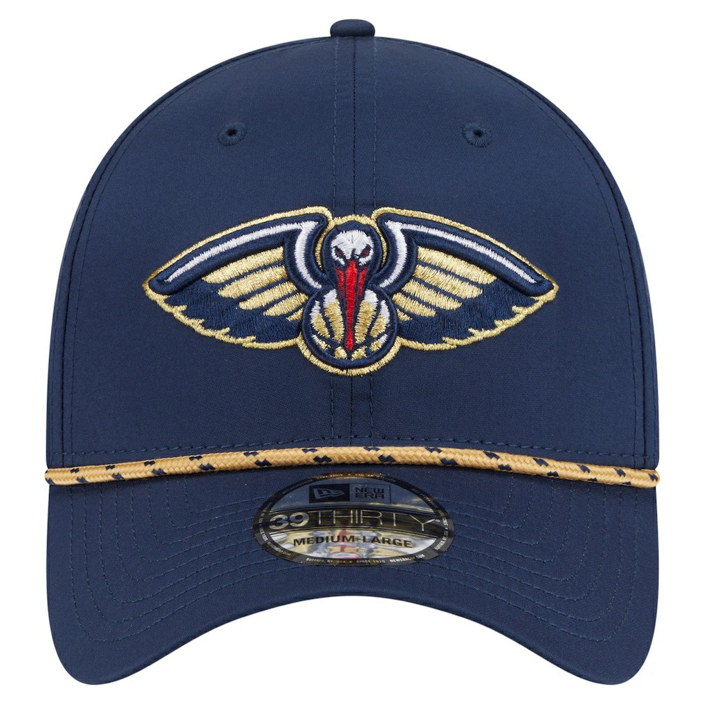 New Orleans Pelicans Featherweight Poly Rope Flex 39Thirty Hat - Navy | New Era outlet