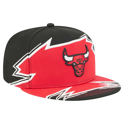 Chicago Bulls Break 59FIFTY Fitted Hat - Black/Red | New Era cheap