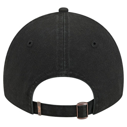Chicago Bulls Stamp Fabric Applique 9TWENTY Adjustable Hat - Black | New Era sale