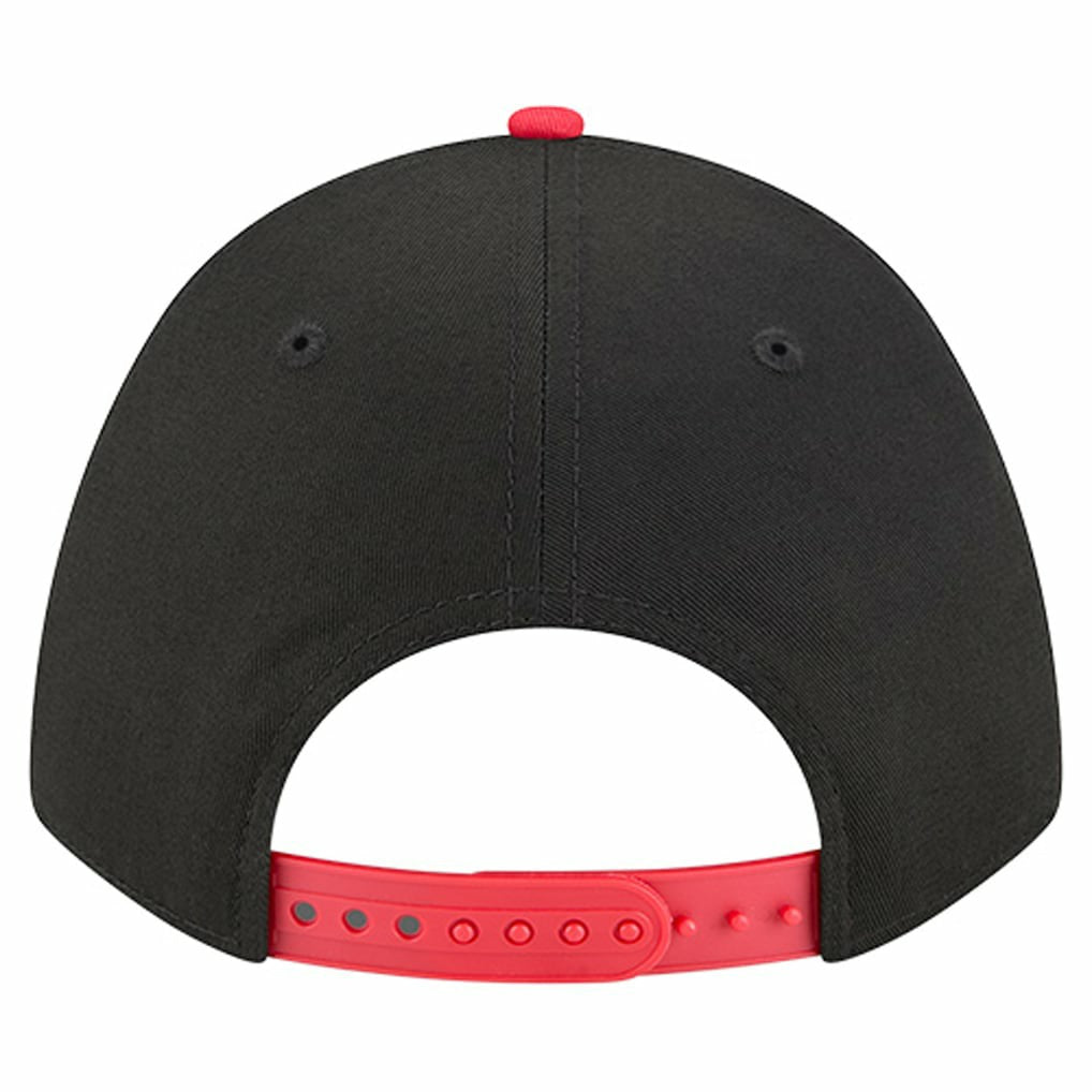Chicago Bulls Bold Arch COOLERA 9FORTY A-Frame M-Crown Adjustable Hat - Black | New Era for sale