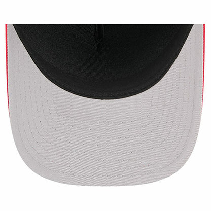 Chicago Bulls Bold Arch COOLERA 9FORTY A-Frame M-Crown Adjustable Hat - Black | New Era for sale