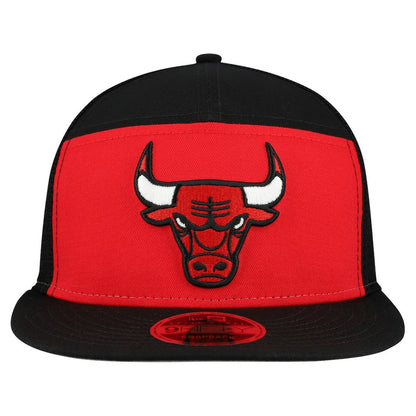 Chicago Bulls Outdoor Split Panel 9FIFTY Snapback Hat - Red/Black | New Era sale