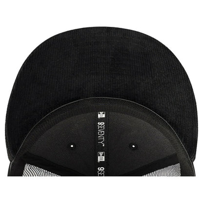 Chicago Bulls Quilted 9SEVENTY Trucker Adjustable Hat - Black | New Era on sale