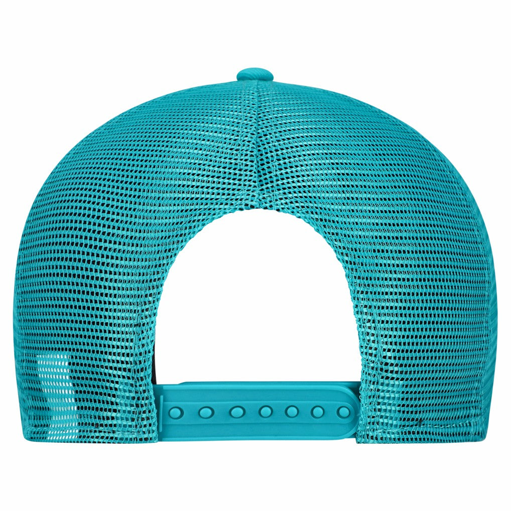 Miami Dolphins New Era Cork Split Panel 9FIFTY Trucker Snapback Hat - Gray/Aqua outlet